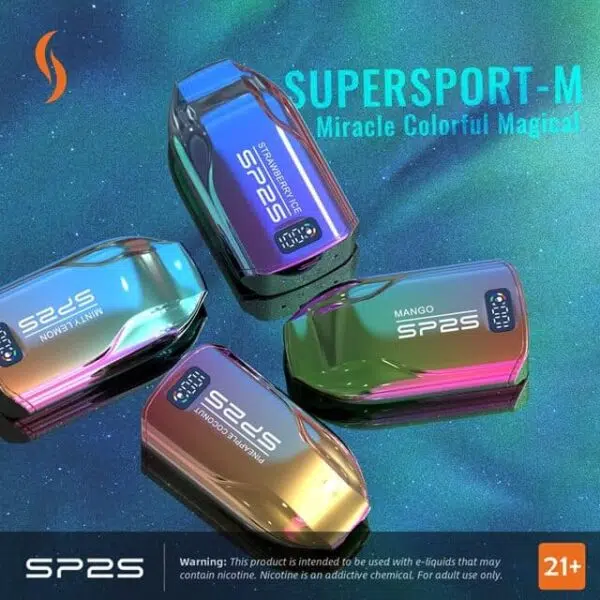 SP2S 澳洲版 12000 口 拋棄式電子煙 降低更換頻率